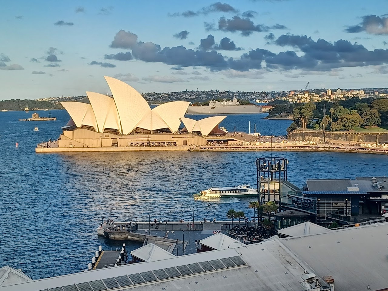 Sydney Opera House view from The Glenmore Hotel rooftop